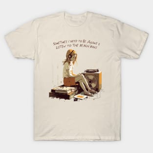 Sail On, Sailor / Retro Aesthetic Fan Design T-Shirt